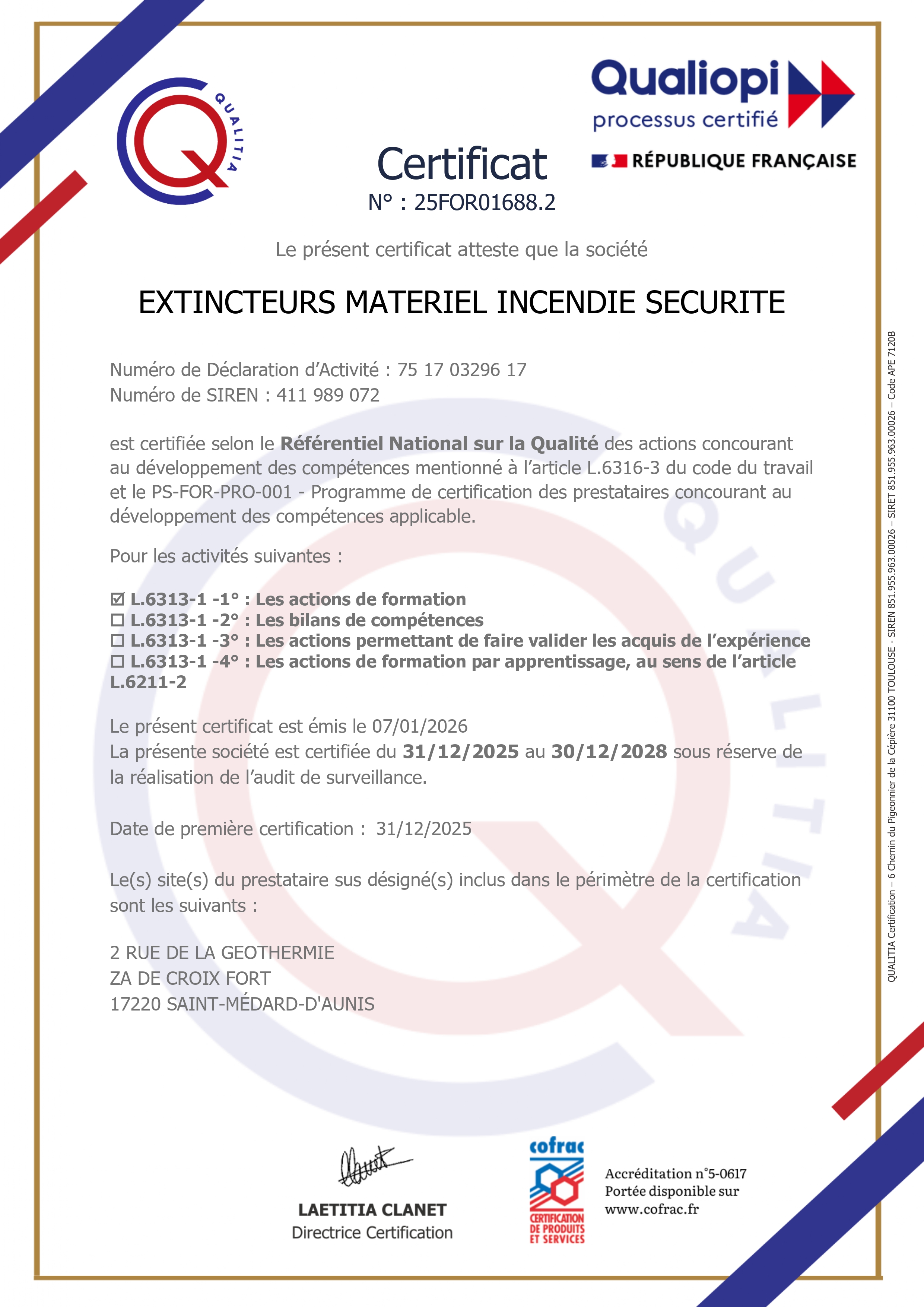 certification Qualiopi